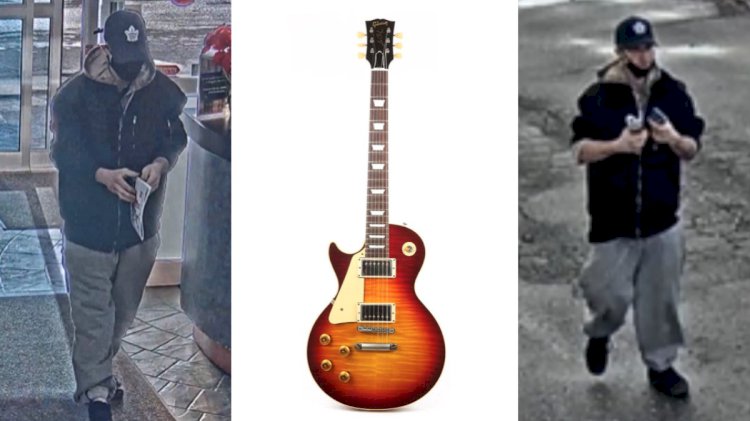 Audácia: homem coloca guitarra nas calças e rouba instrumento de quase 50 mil reais